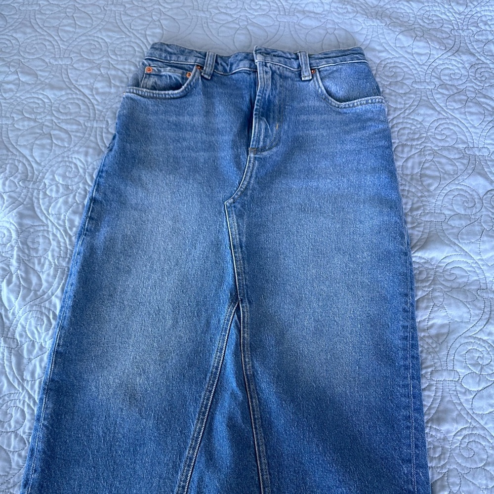 Rails Denim Skirt
